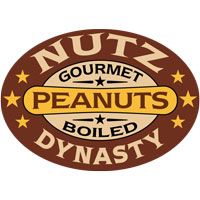 Logo for Nutz Dynasty, gourmet boiled peanut company